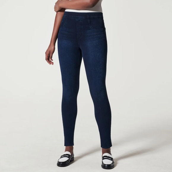 Spanx‎ Jean-ish denim leggings jeggings - Picture 1 of 9